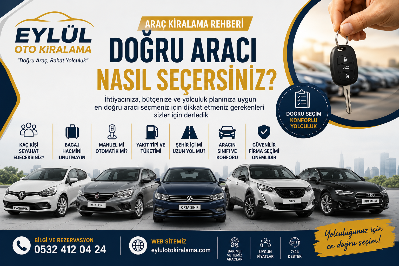 Araç Kiralama Rehberi Doğru Aracı Nasıl Seçersiniz Eylül Oto Kiralama